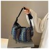 Große Kapazität Ethnischer Stil Tasche 2025 Neu Trendige Mode Crossbody Knödeltasche INS Retro Vielseitige Umhängetasche für Damen