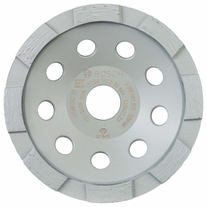 Meule assiette diamantée - bosch - 2608601573 - ø 125 mm - 22,23 mm - 5 mm