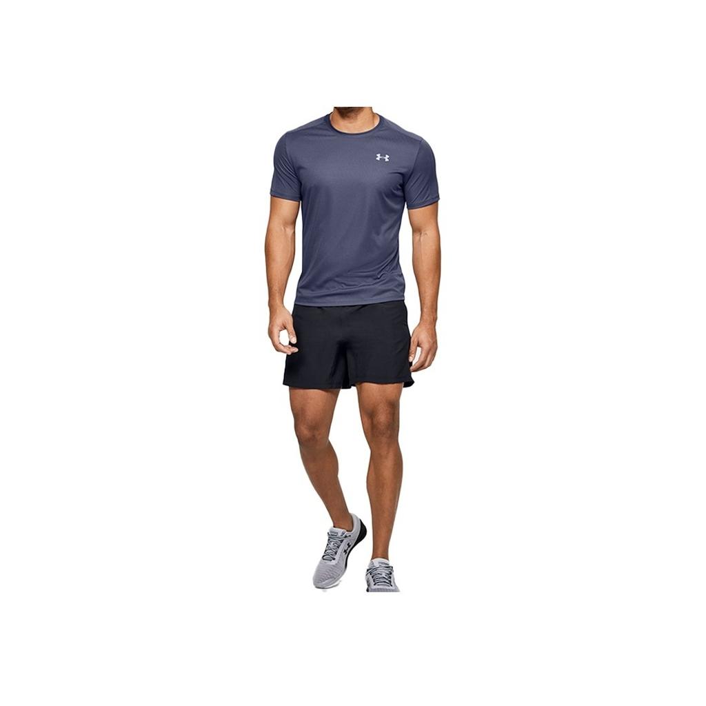 Under Armour Stride Running T-Shirt Men Tops Blue 1326564-497