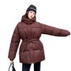 Winter New Mid-length Padded Parka, Korean Style Loose Thickened Waist-cinching Slimming Cotton Coat Jacket