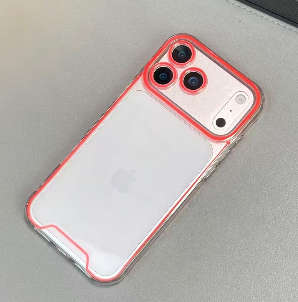 Night Lighting Soft Case For For Iphone 17 Air 16 1 14 Plus 13 12 11 Pro Max Phone Luminous Clear Silicone Shockproof Cover Funda