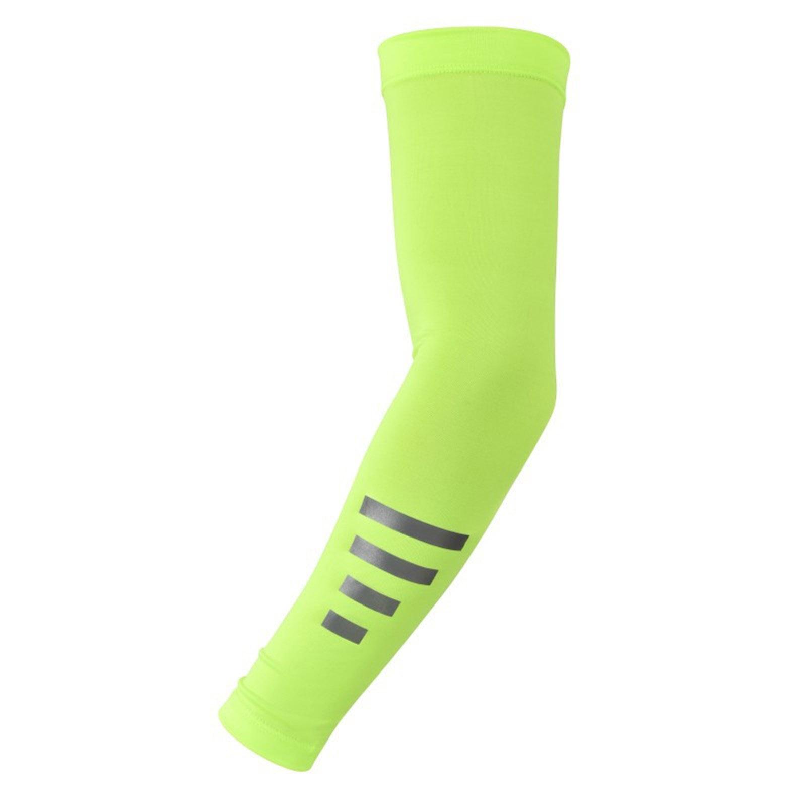 

Reflective UV Protection Arm Sleeves For Outdoor Sports Breathable Spandex Fabric With Night Visibility Design 6