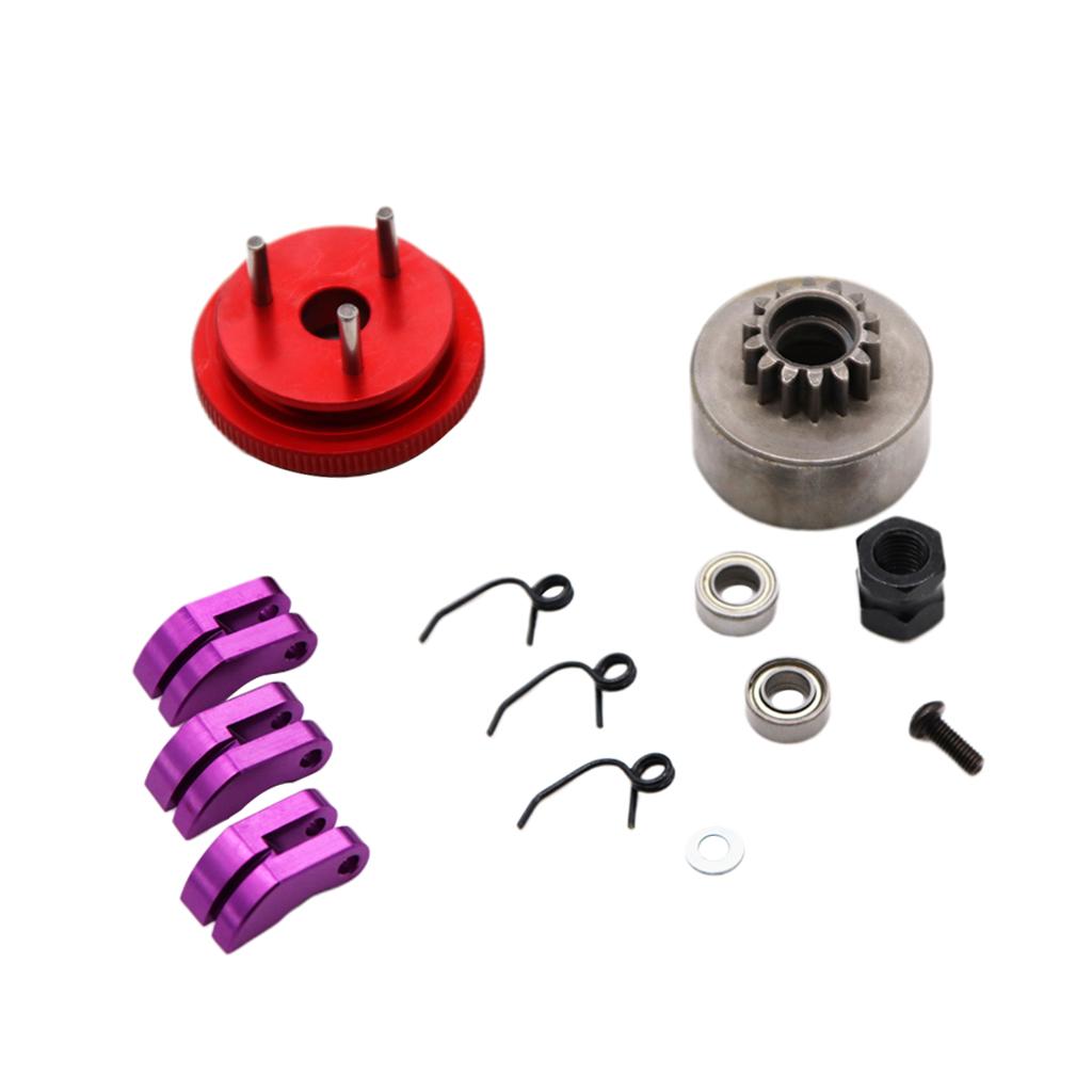 1 Set Clutch Bell Gear Flywheel DIY Assembly Parts for HSP HPI GM ZD