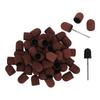 Professional Nail Polish Tool Kit 50pcs 180# Grit Nail Sanding Cap 2pcs Sanding Shaft