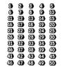 50pcs Soft Pencil Tracking Markers Silicone Numbered Pencil Caps Reusable Pencil Labels  Girls