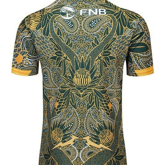 Rugby Jersey South Africa 100th Anniversary Rugby Jerseys Men's Short Sleeve Sweatshirts