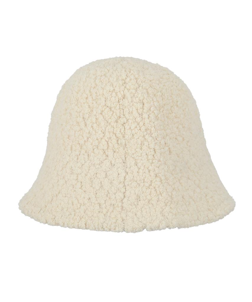 BEENTRILL Fleece Knit Bucket Hat (Ivory)
