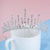 Children's Crown Tiara Girls New Crown Crystal Hair Hoop Model Catwalk Hair Accessories Princess Hairpin