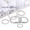 450-Piece Aluminum Gasket & Sealing Ring Set: High-Temp Resistant, Spring Washer, M6-M24.