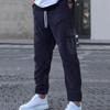Men's Corduroy Trousers Solid Color Sweatpants Loose Straight Multi-pocket Men's Thin Casual Pants Autumn and Winter