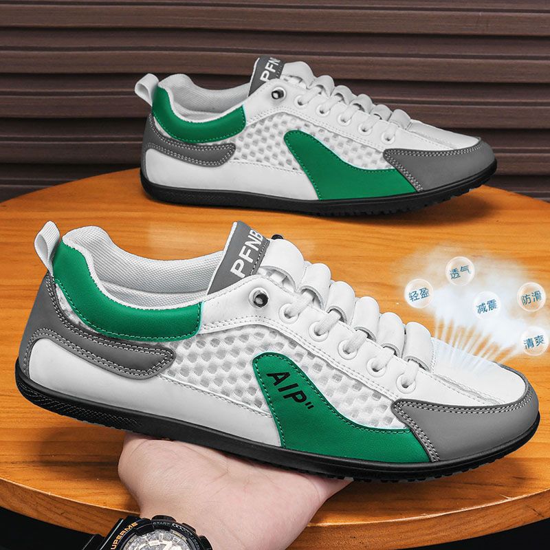 Large Size Mesh Breathable One-pedal Lazy Shoes Men's Sandals Breathable Casual Men's Shoes Bag Head Half-tray Shoes