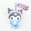 Kuromi Baby Blue Plush Mascot Ball Chain