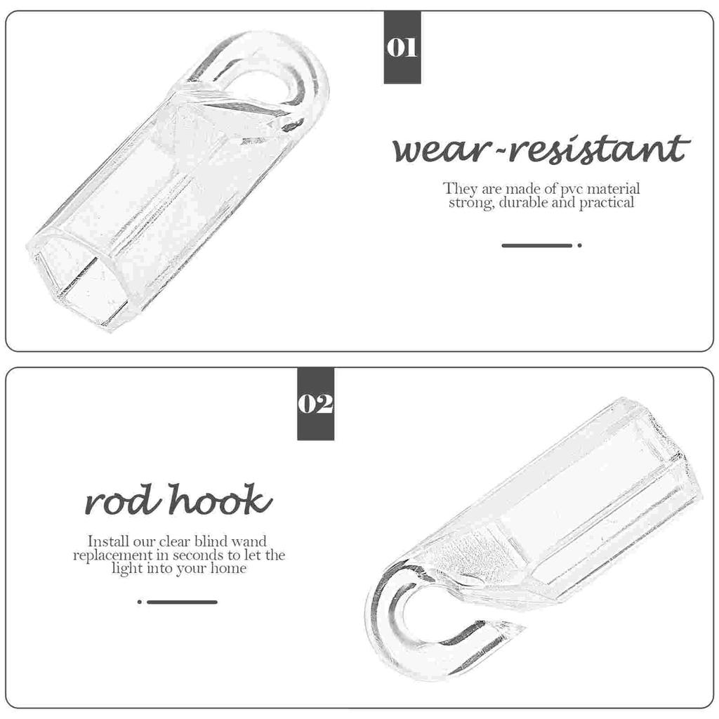 Curtain Hooks Tip Fixing Hooks Tilt Wand Tip Repair Vertical Blind Wand Rod Blind Tilt Wand Repair Tools