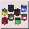 3D Metal 4X4 Mountain Cross Country Badge Auto 4WD Emblem Car Stickers Styling Decals Accessories