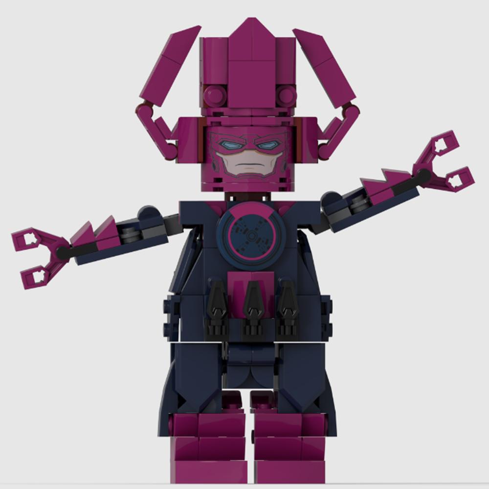 MOC 227Pcs Hot Famous Hero Movie Moc Galactus Character Figures Model Custom Puzzle Creative Ideas Kids Toys Birthday Gifts