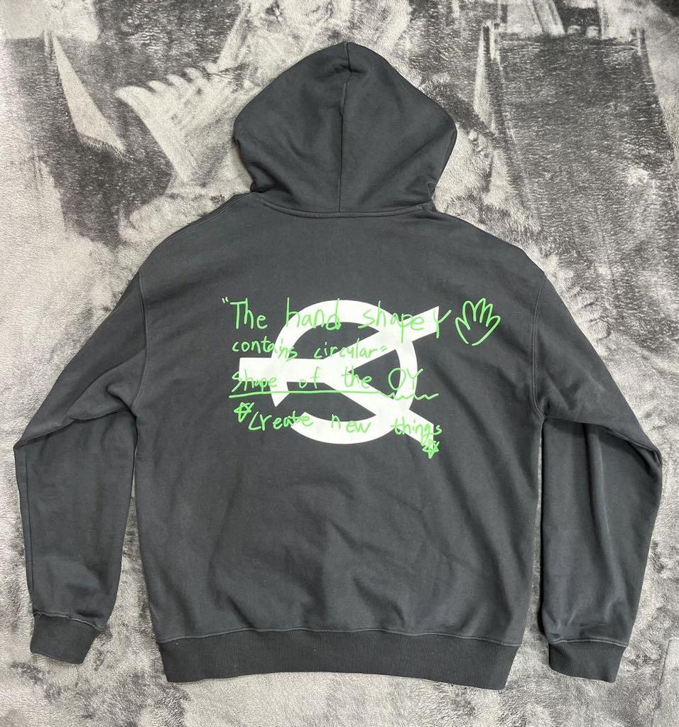 [USED] OY pullover hoodie with big logo