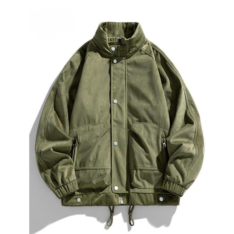 Casual Jackets for Men Windproof Black Green Military Bomber Cargo 2025 Spring Autumn Clothing Man Fashion Jacket