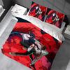 Set Biancheria da Letto Anime Chainsaw Man Copripiumino Federa Decorazione Camera da Letto 2/3 Pezzi Bambini Stanza Bambini Regalo Twin Full Queen Size