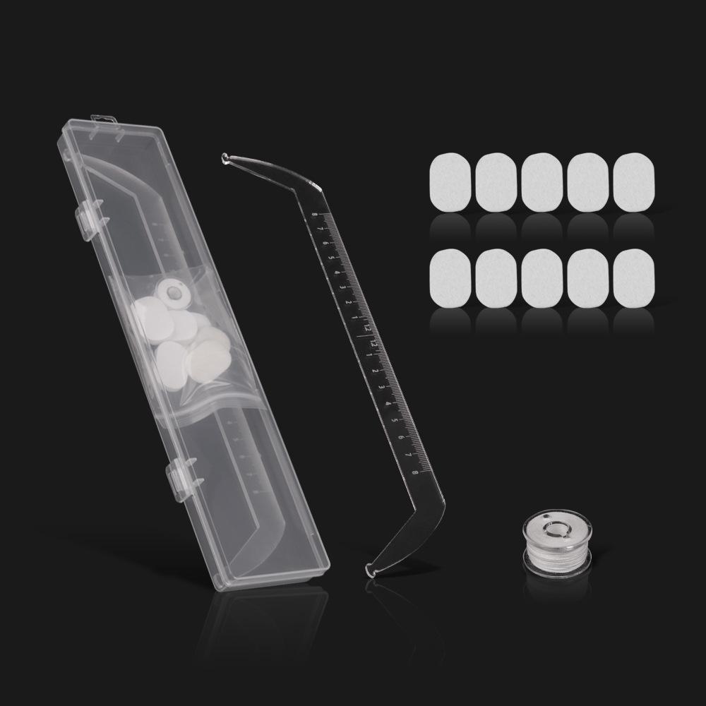 Transparent Eyebrow Microblading Symmetry Ruler: Shape & Positioning Tool
