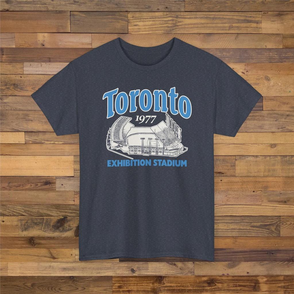 Exhibition Stadium 1977 Ballpark T Shirt - Toronto Blue Jays Baseball