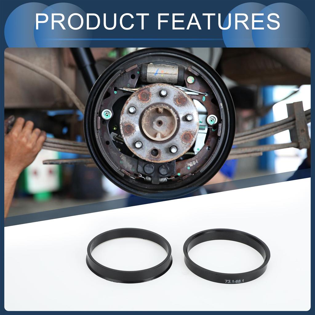 INFINAUTO Radnaben Zentrierring 68,1 mm Innendurchmesser 73,1 mm Außendurchmesser