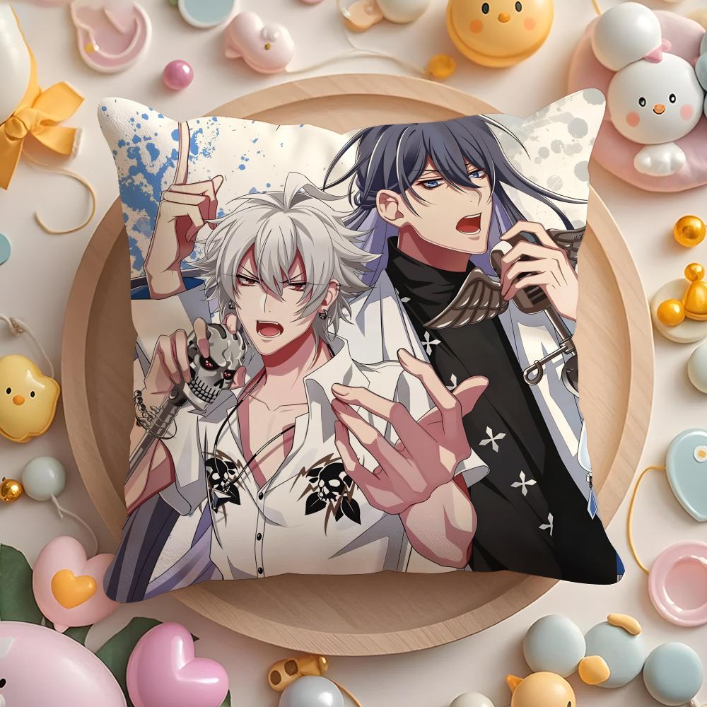 H-Hypnosis Mic cartoon Cushion Cover Home & Car Multi-Scene Pillow Cover - Reversible, Soft & Durable for Daily Use