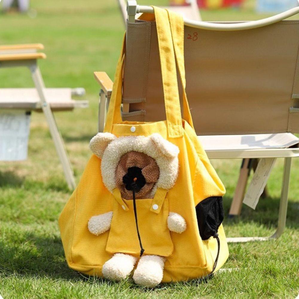 Adjustable Pet Travel Bag Portable Pet Outdoor Bag Practical Cat Carrier Bag Outdoor Camping