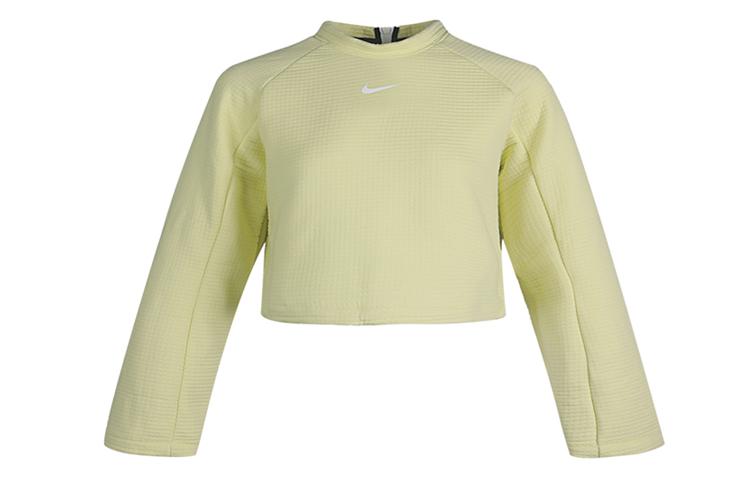 

Nike Sweatshirts Women s Active Orange Cyan Crew Neck Moderate Regular CZ1860-724 L