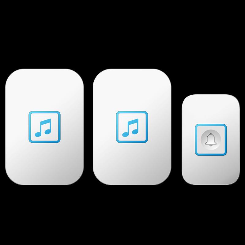 Smart Wireless Doorbell with Dual Pagers and Electronic Chimes for Home