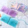 PVC Transparent Kurze Brieftasche Mädchen Klar Idol Fotokartenhalter Ärmeln Frauen Glitzernde Laser Geldbörse Kreditkarteninhaber