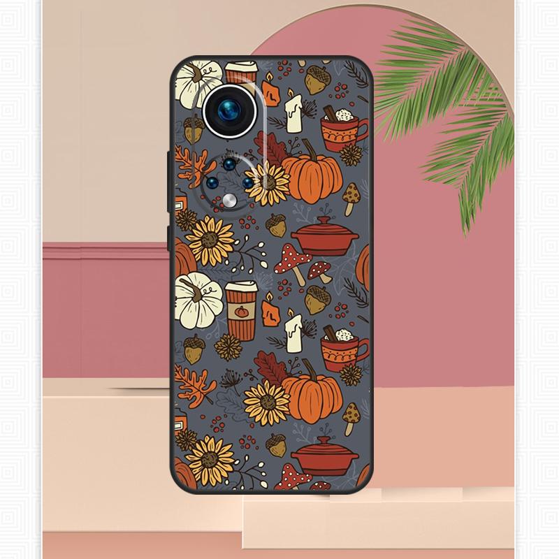 

Autumn Leaves Fall Halloween Case For Huawei Honor X8 X7 X9 50 70 P20 P40 Lite P30 P50 Pro Nova 5T P Smart 2021 Cover Honor 70