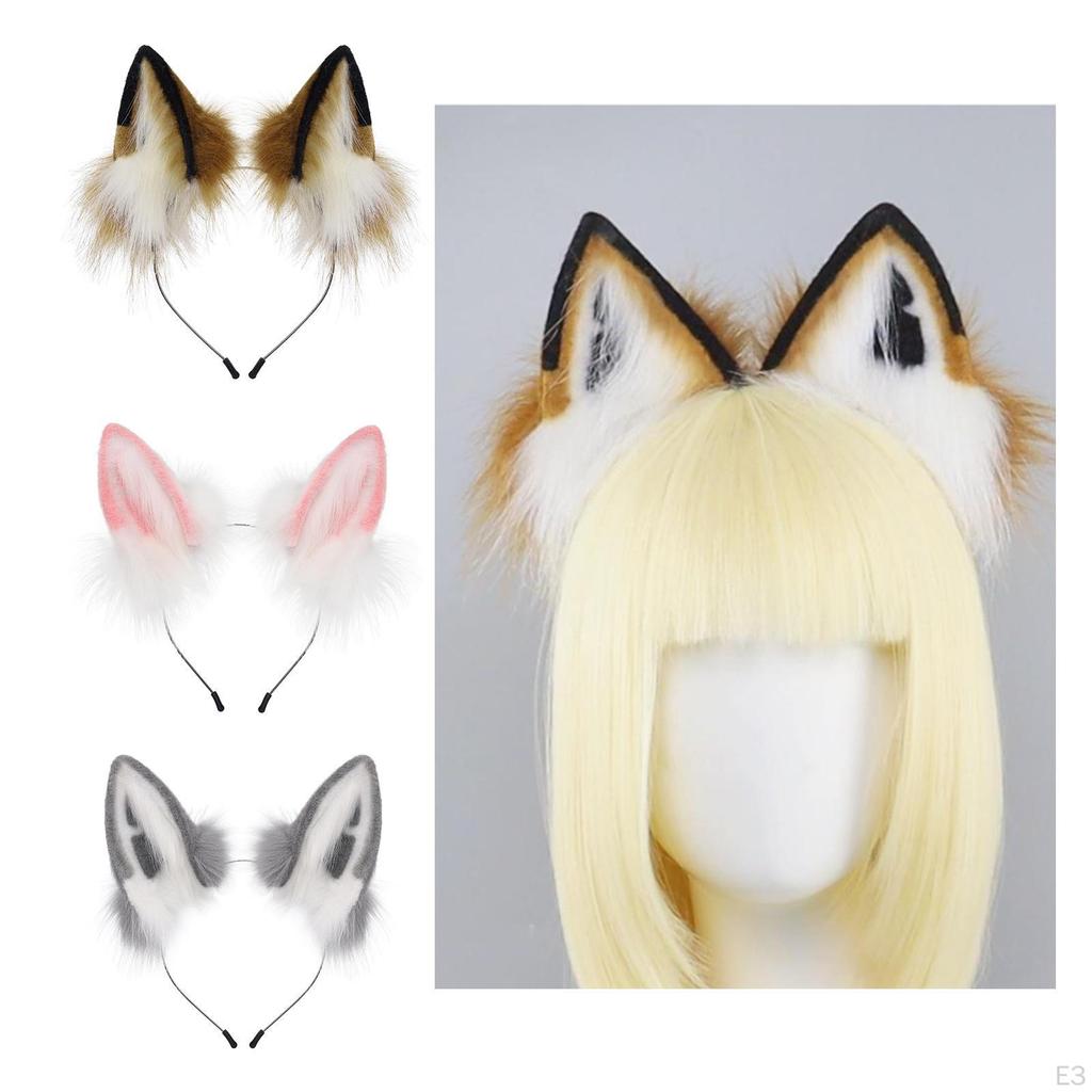 Ears Headband Adorable Gift Cosplay Accessory for Animal Themed Parties Prom