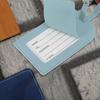 PATIKIL Ledergepäck 30 Stück Gepäck PU Taschenanhänger für Flugreisen Hellblaue Anhänger, Anhänger, Koffer, Essentials,