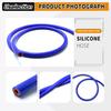 3/8"X5FT(ID:10MM) Silicone Heater Hose Blue and Red Coolant Radiator Vacuum Line, Reinforced High Temperature Reinforced 4MM Thick(0.16 In) (3/8"