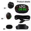 Brand New Head Up Display Car Accessories ABS+PC Car GPS Digital Speedometer For Motorcycle HUD Head Up Display