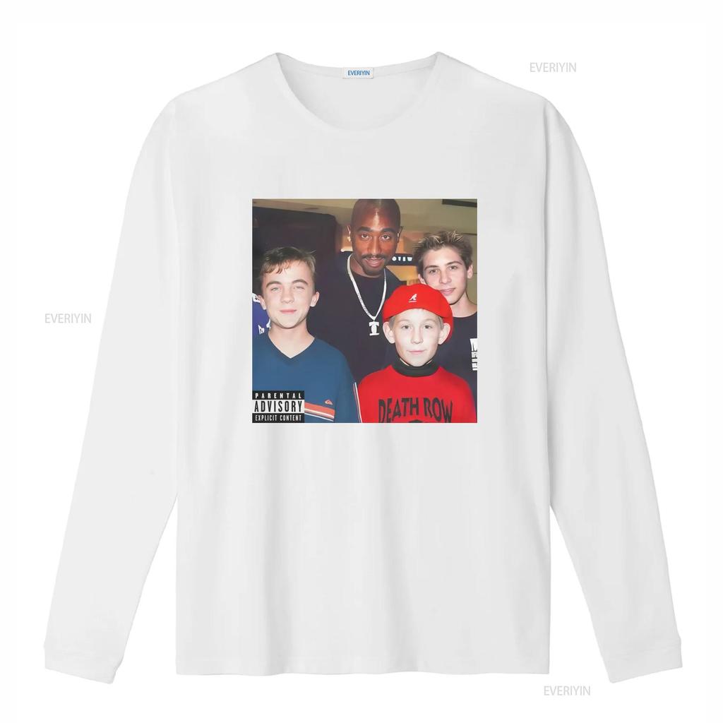 Malcolm In the Middle 2 Pac T Shirt Death Row Vintage Washed Top For Everyday Wear Stretched Comfortable Unisex Homme Casual