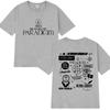 Promoção Imperdível Camiseta Estampada Kpop Ateez Paradigm Lista de Faixas Álbum Moda Masculina Feminina Y2k Tops Masculinos Algodão Manga Curta Novas Camisetas