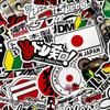 40PCS/Lot Random JDM Motorcycle Decal Moto Body Helmet Car Vinyl Stickers Accessories For YAMAHA MT07 09 R1 R3 R6 Nmax Xmax Tmax