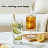2Pcs 2-in-1 Silicone Popsicle Mold with Straw Quick Freezing Triple Balls Ice Ball Maker BPA-Free Summer Cool Water Drinks Bottle Ice Tray for Yogurt