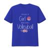 Volleyball T Shirt For Girls Shirtns Women Cute vintage Washed Soft Slightly streetwear graphic Versatile Stretched Comfortable