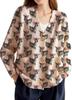 Shengmiao Women's 3D Print Cardigan: 2026 Early Spring/Autumn Knitwear