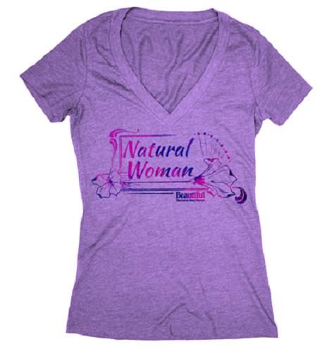 BEAUTIFUL The Carole King Musical BROADWAY Natural Woman VNECKTSHIRT NEW WOMAN Unisex T-Shirt XL