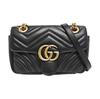 [Pre-Owned] GG Marmont Matelassé Mini Bag 'Black' - Good #LLU9PZ