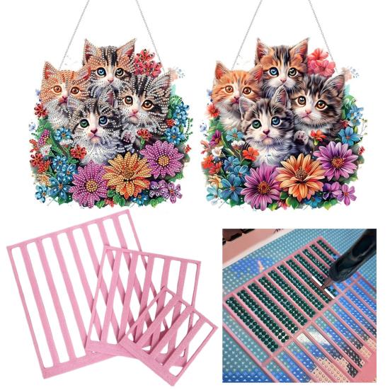 3 Stück Strassmalerei Lineal Werkzeug DIY Strasskunst Quadratische Vorlage Ausrichtungswerkzeug Strassmalerei Anleitung Zubehör Enthusiasten Geschenk