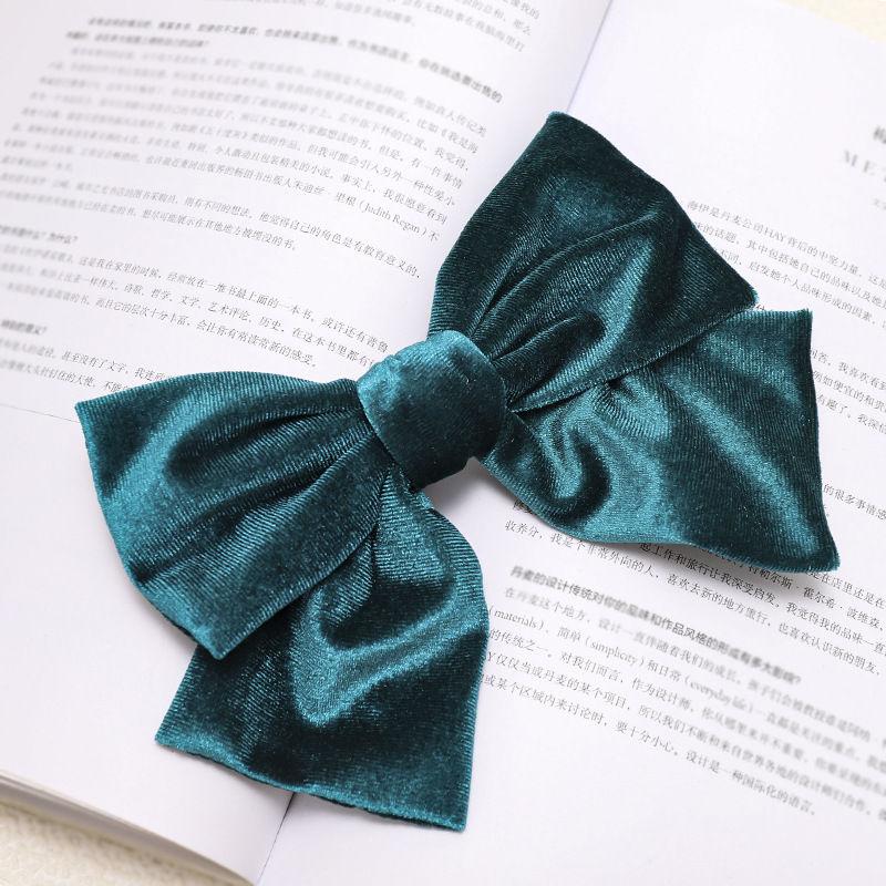 Haarspange Mode Damenmode Samt Haaraccessoire Samt Große Schleife Haarnadel Kopfschmuck