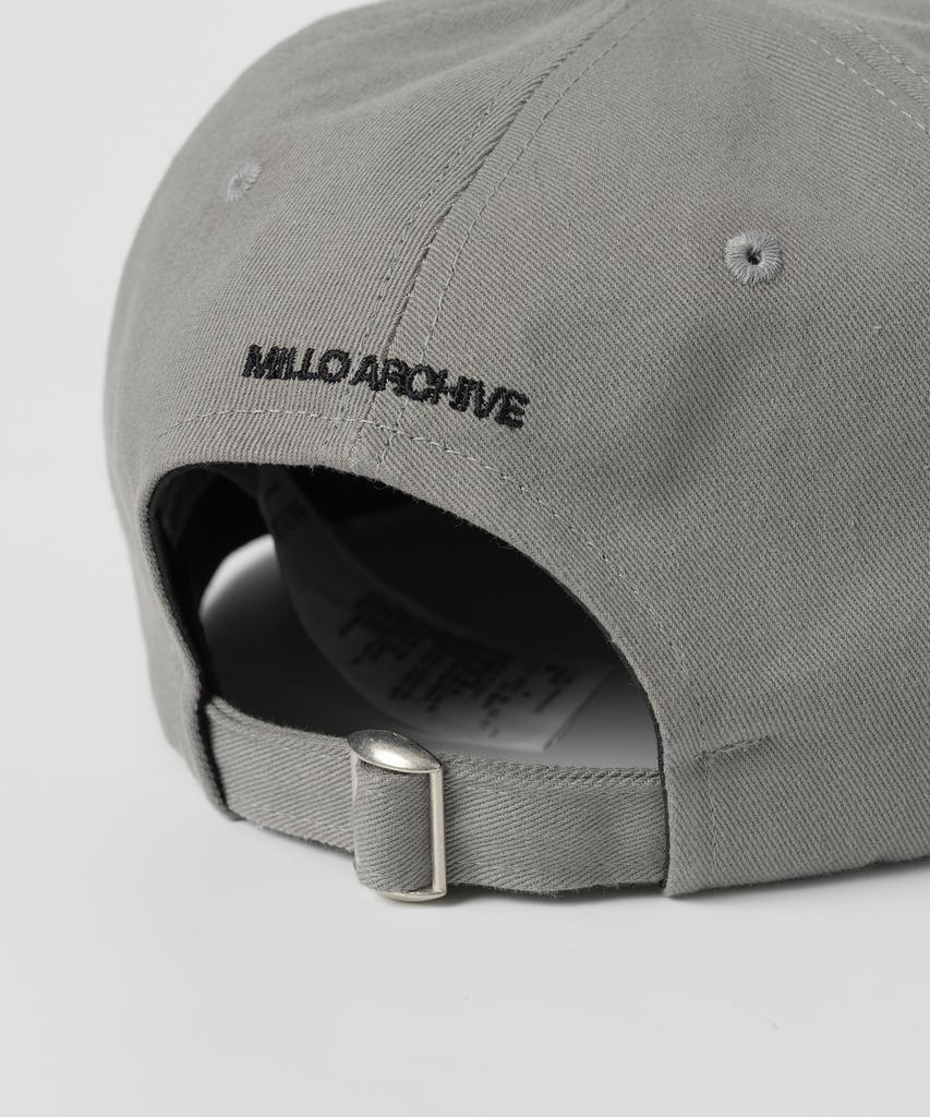 MILLO ARCHIVE Scenery Embroidered Flat Cap [Cement Grey]