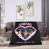 The Twilight Saga Jacob Wolf Pack Girls Muscle Blanket Fleece Portable Warm Throw Blanket for Sofa Outdoor Plush Thin Quilt