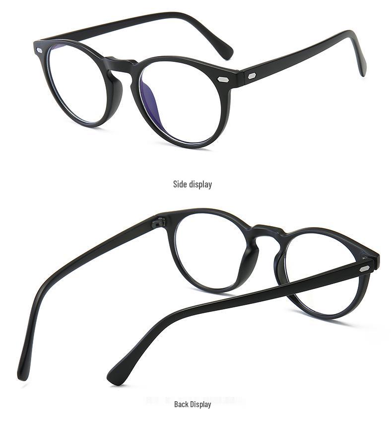 Retro Unisex Round Frame Blue Light Blocking Glasses