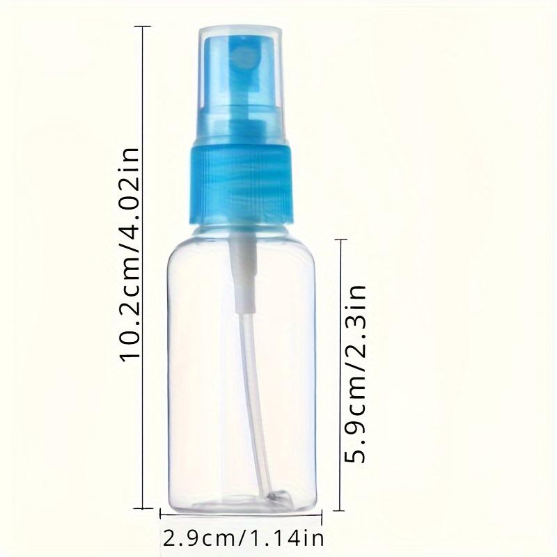 5Pcs Plastic Transparent 30ml Small Empty Spray Bottles for Makeup Skin Care Refillable Bottle Tools Random Color Wholesale
