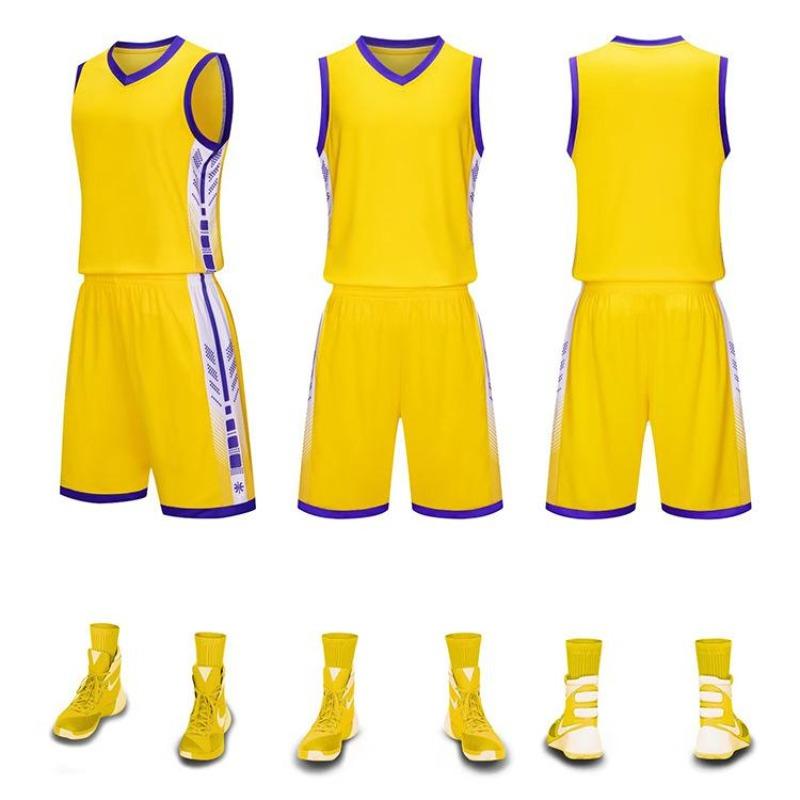 Tuta da Basket, Tuta Sportiva da Allenamento per Partite, Gilet, Maglia da Uomo Adulto Bambino, Traspirante Estiva da Donna